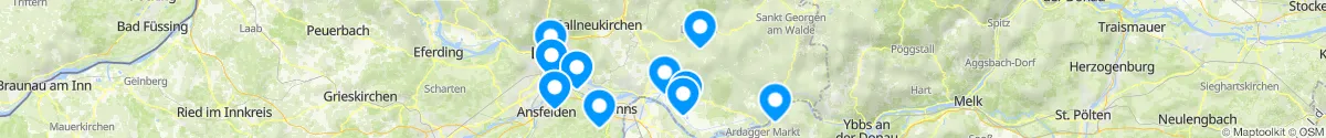 Map view for Pharmacies emergency services nearby Sankt Georgen am Walde (Perg, Oberösterreich)